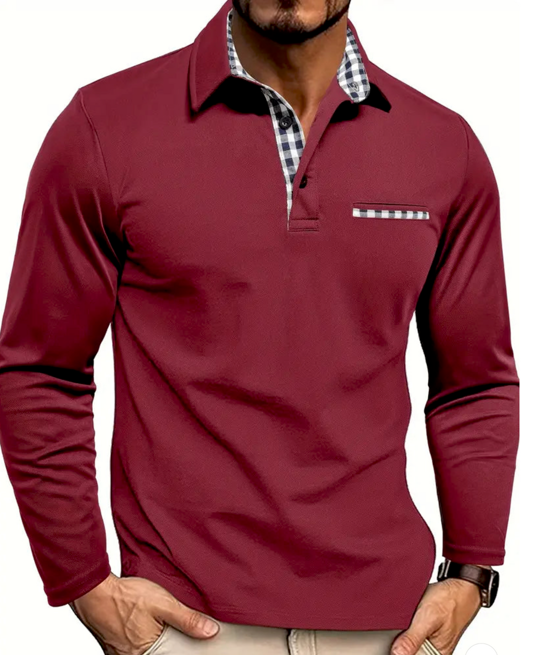 Jason™ - Koszula polo z długim rękawem