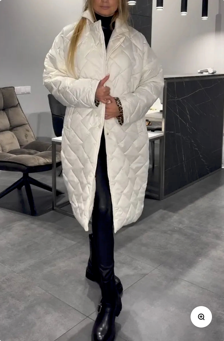 Ofira™ - Długi, ciepły płaszcz zimowy