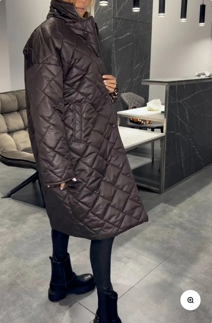 Ofira™ - Długi, ciepły płaszcz zimowy