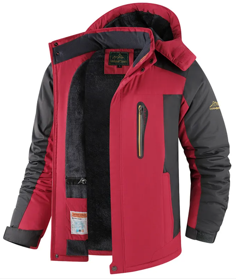Viktor™ – gruba męska kurtka zimowa z podszewką z polaru