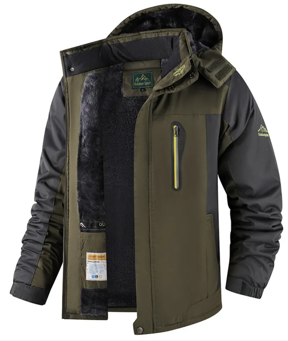 Viktor™ – gruba męska kurtka zimowa z podszewką z polaru