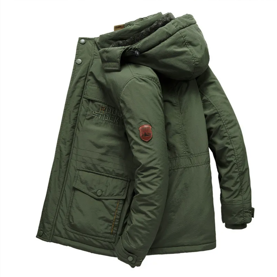 Bjorn™ - Ciepły męski zimowy płaszcz polarowy