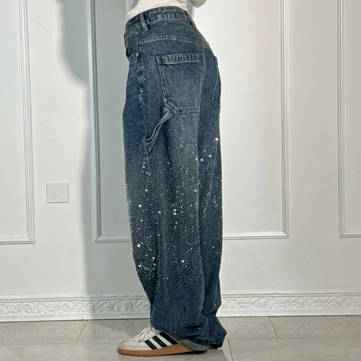 Magdalena™ – Modne jeansy z szeroką nogawką