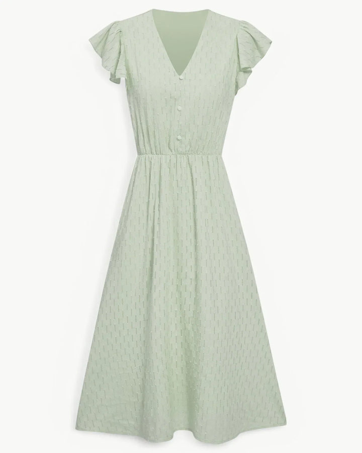 Caitlin™ – Elegancka Sukienka z Dekoltami w Serek