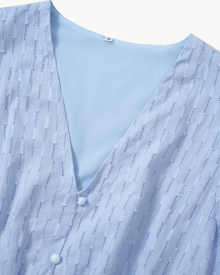 Caitlin™ – Elegancka Sukienka z Dekoltami w Serek