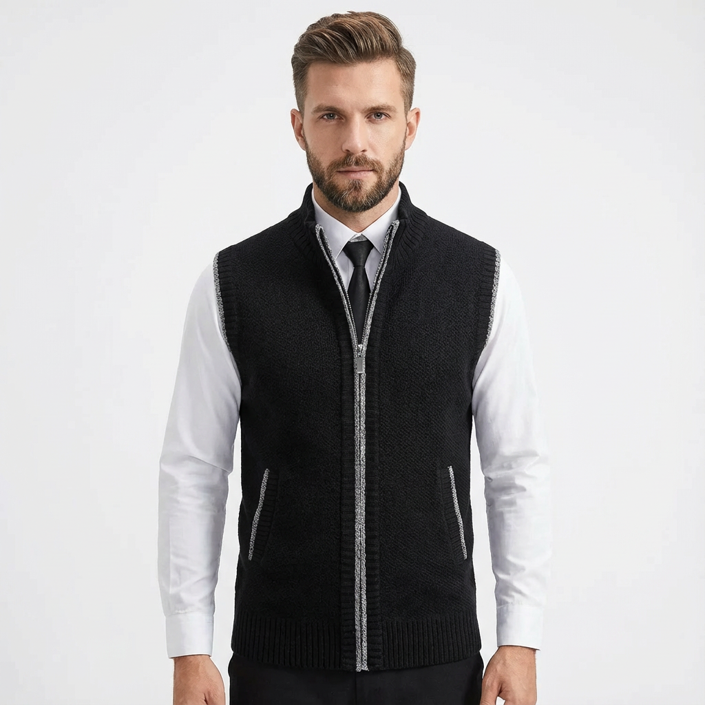 Viretti™ – Elegancka kamizelka z zamkiem błyskawicznym