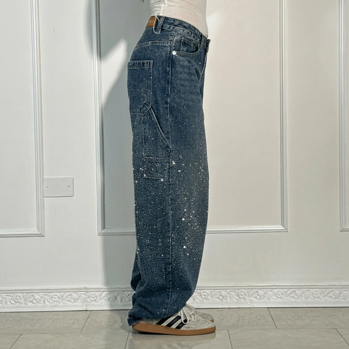 Magdalena™ – Modne jeansy z szeroką nogawką