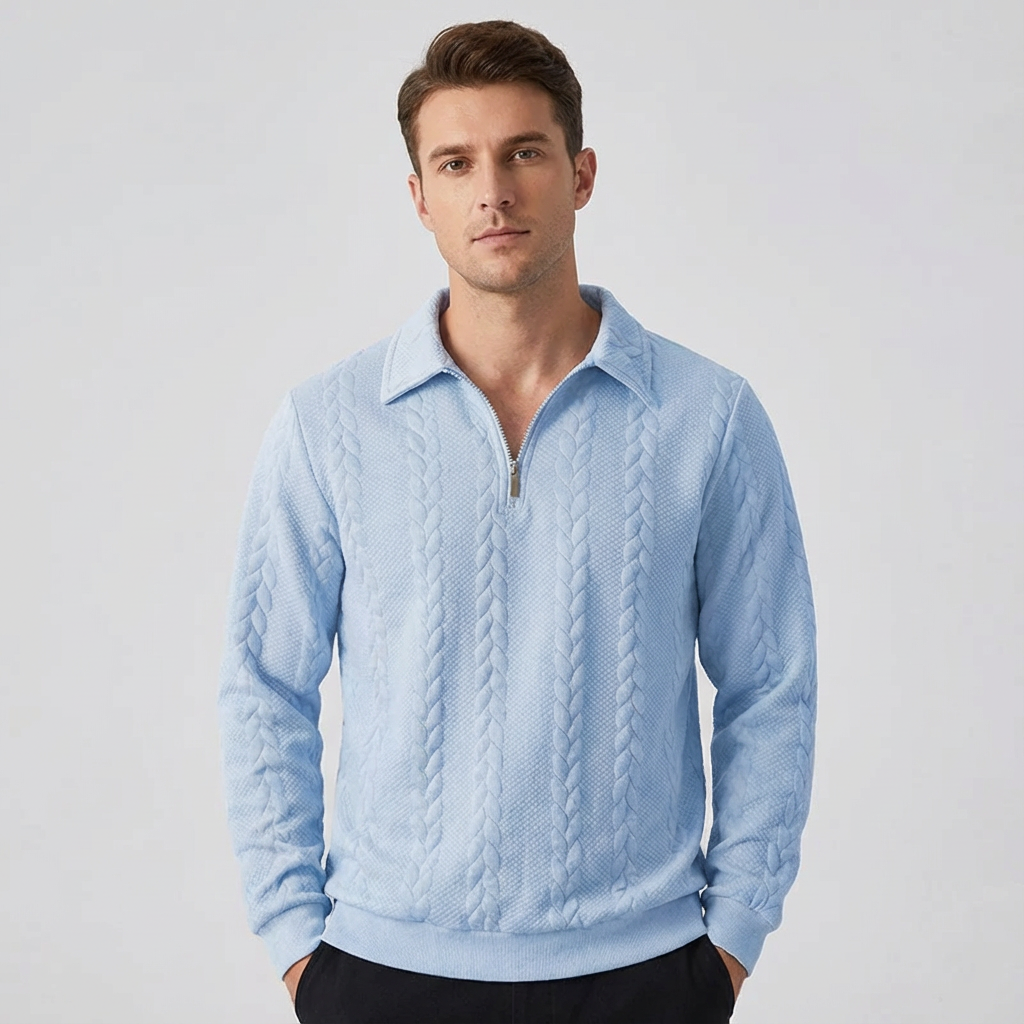 Ravello™ – Stylowe polo z krótkim zamkiem