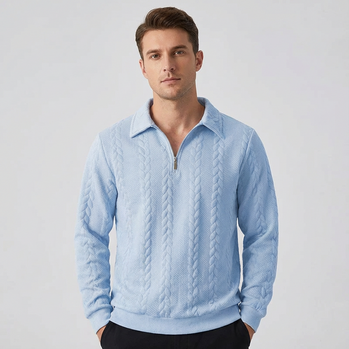 Ravello™ – Stylowe polo z krótkim zamkiem