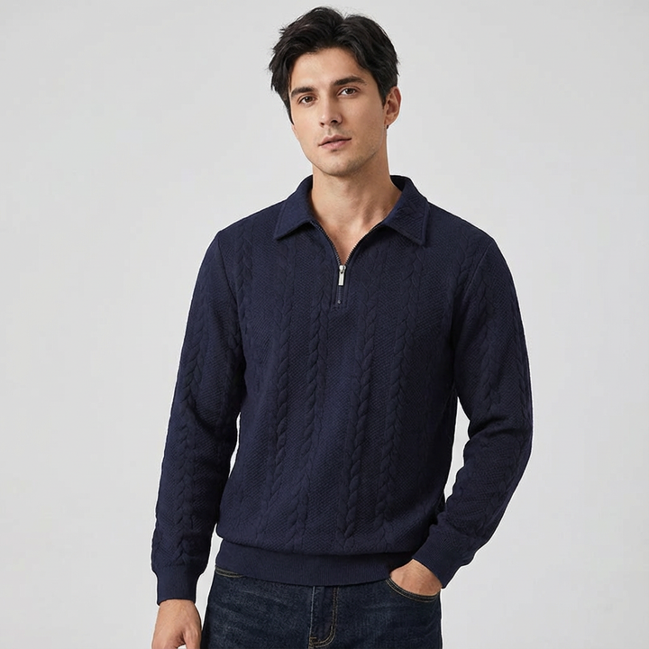 Ravello™ – Stylowe polo z krótkim zamkiem