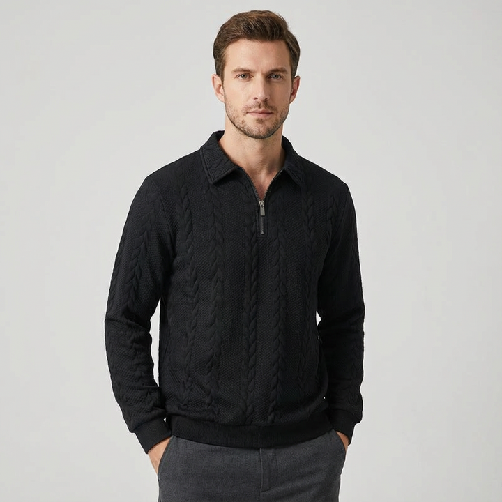 Ravello™ – Stylowe polo z krótkim zamkiem