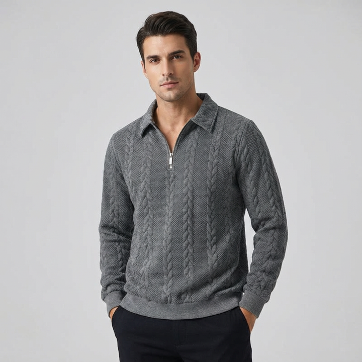 Ravello™ – Stylowe polo z krótkim zamkiem