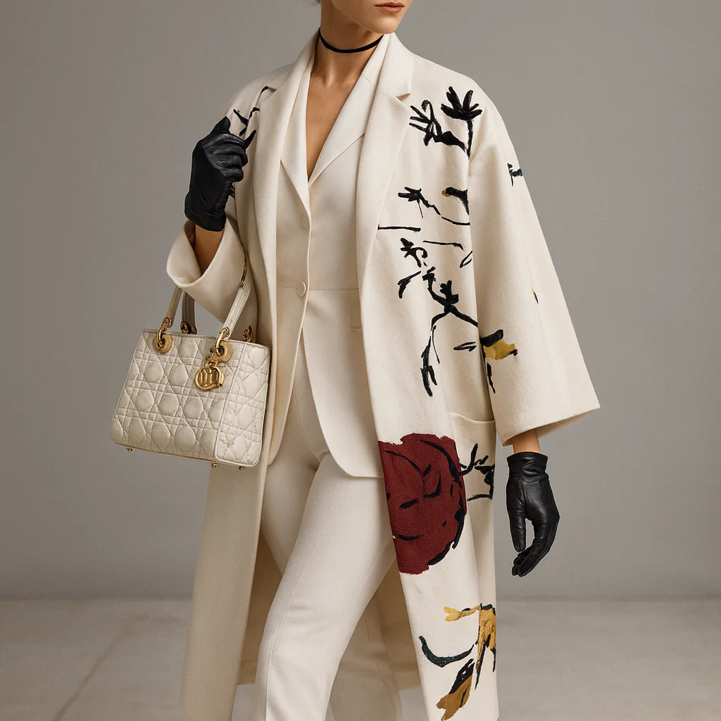 Isa™ – Płaszcz damski z nadrukiem