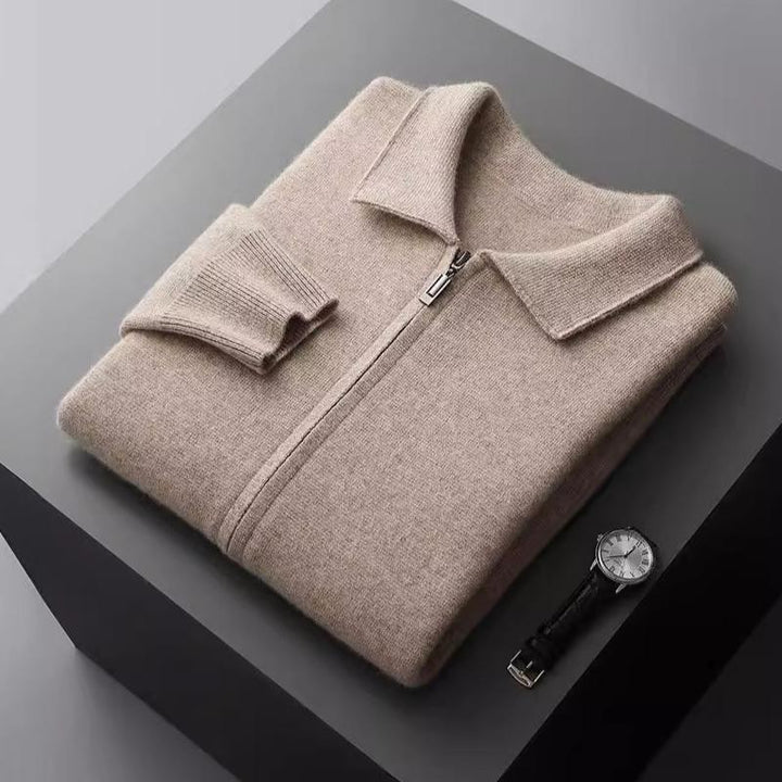 Lorenzo™ – Stylowy Kardigan z Czystej Wełny